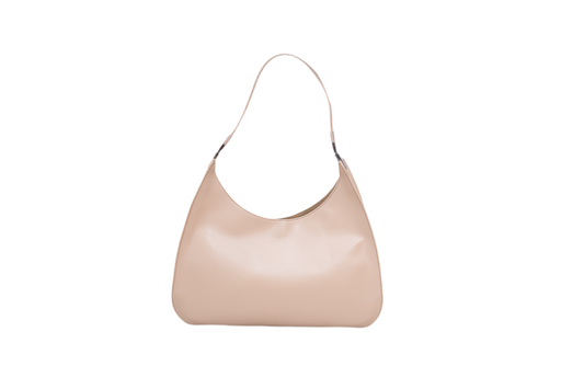 VNTG GUCCI BEIGE VITELLO LEATHER SHOULDER BAG