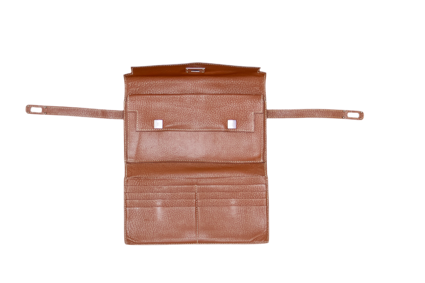 Hermés Kelly Longue Wallet Brown Epsom Leather