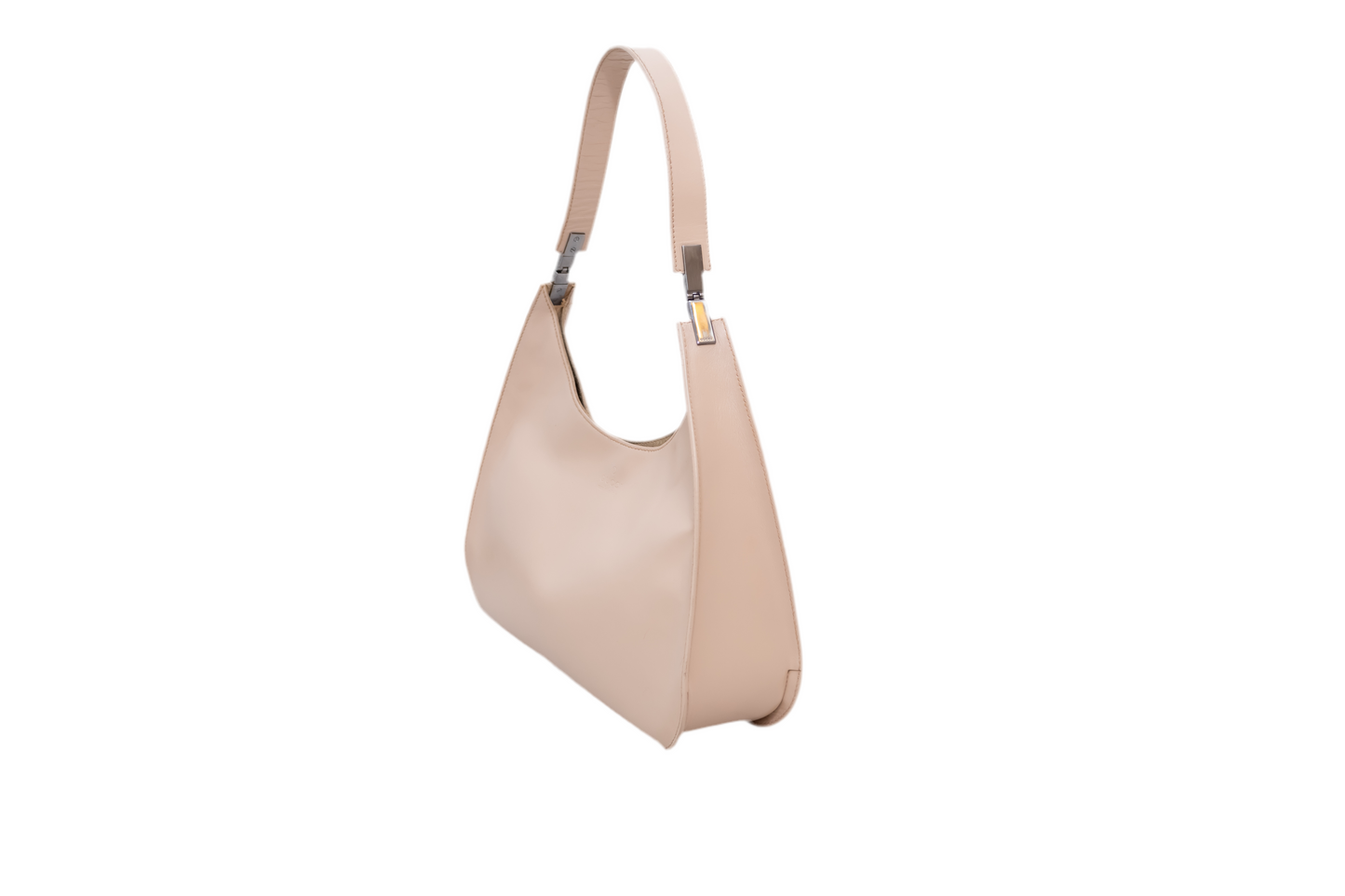 VNTG GUCCI BEIGE VITELLO LEATHER SHOULDER BAG