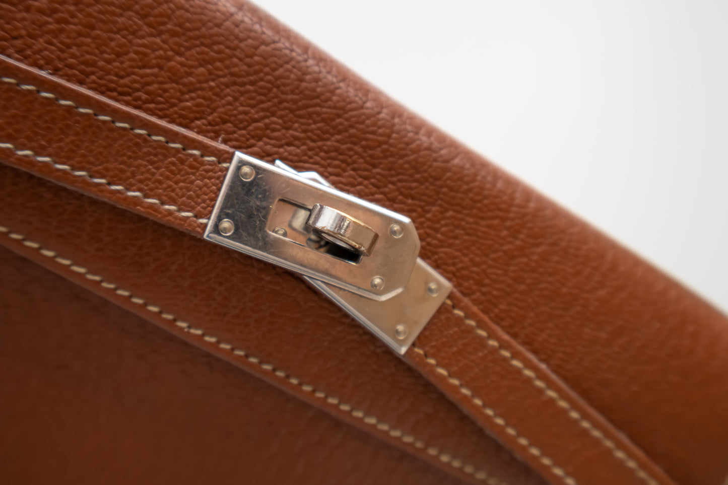 Hermés Kelly Longue Wallet Brown Epsom Leather