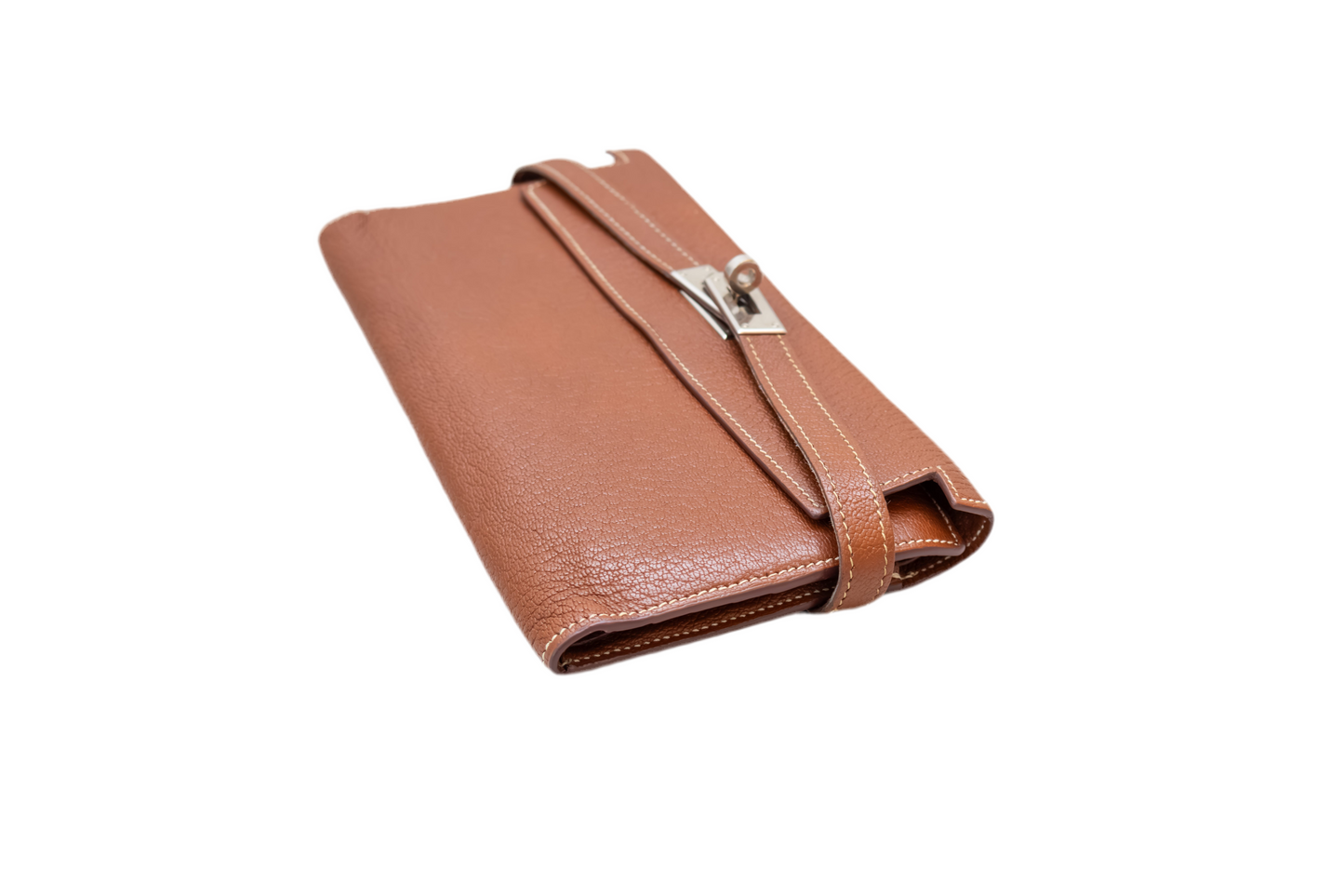 Hermés Kelly Longue Wallet Brown Epsom Leather